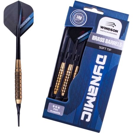 Windson DYNAMIC 16 G BRASS SET - Brass set of darts with soft tips