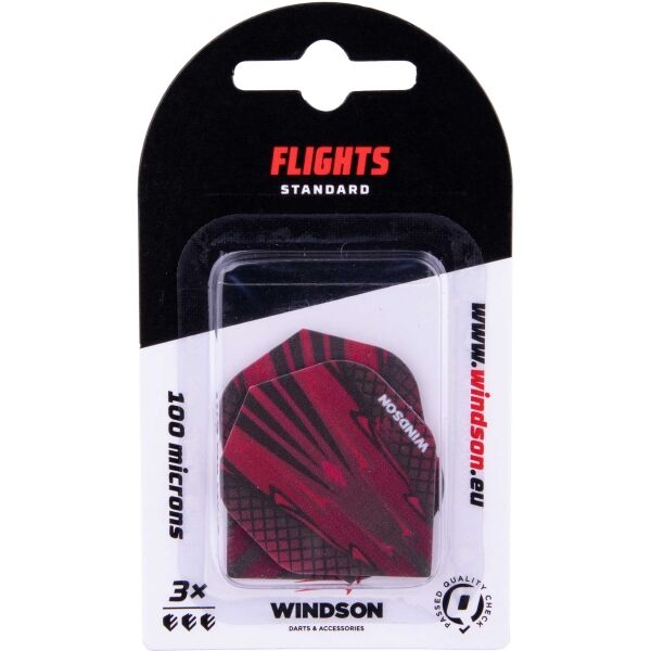 Windson F1 RACE Drei Flights, Rot, Größe Os