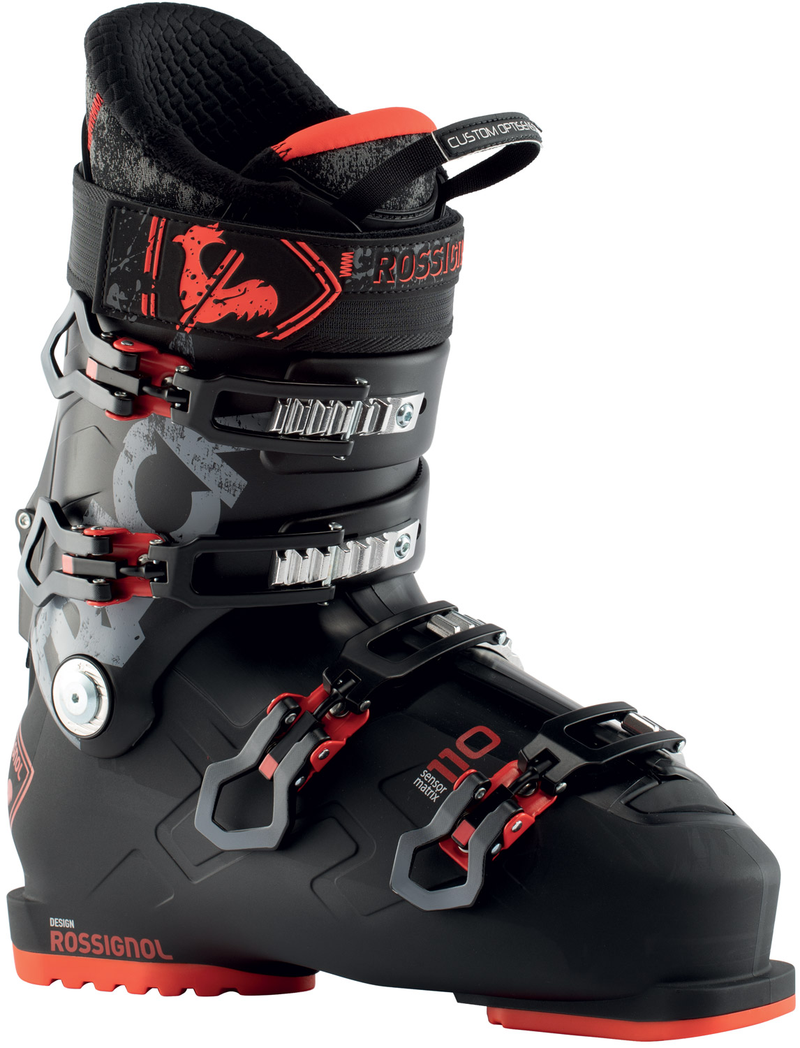 Downhill ski boots