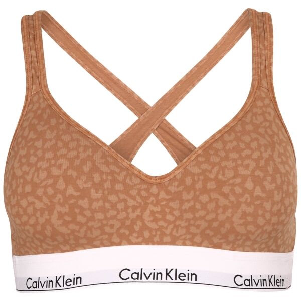 Calvin Klein BRALETTE LIFT Női sportmelltartó, barna, méret L