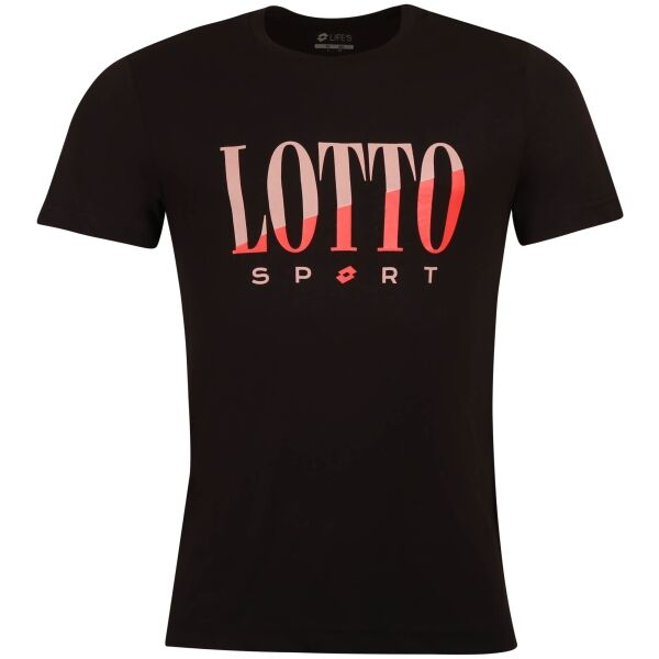 Lotto TEE SUPRA VI Férfi póló, fekete, méret XXXL