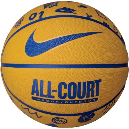 Nike EVERYDAY ALL COURT 8P GRAPHIC DEFLATED - Basketbalová lopta