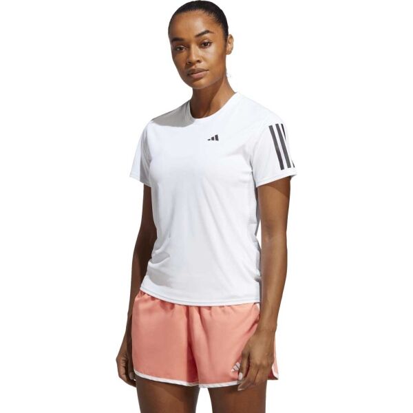 Adidas OWN THE RUN TEE Damen Sportshirt, Weiß, Größe XS