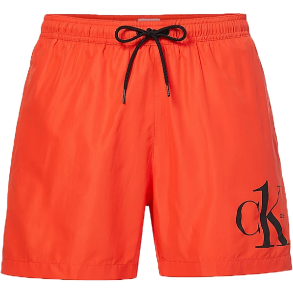 Calvin Klein MEDIUM DRAWSTRING Мъжки шорти за плуване, оранжево, размер