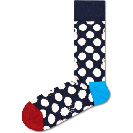 HAPPY SOCKS BIG DOT SNOWMAN GIFT BOX - Klasické ponožky