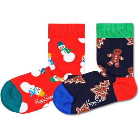HAPPY SOCKS HOLIDAY GIFT SET 2P - Detské  ponožky