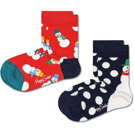 HAPPY SOCKS SNOWMAN 2P - Dětské ponožky