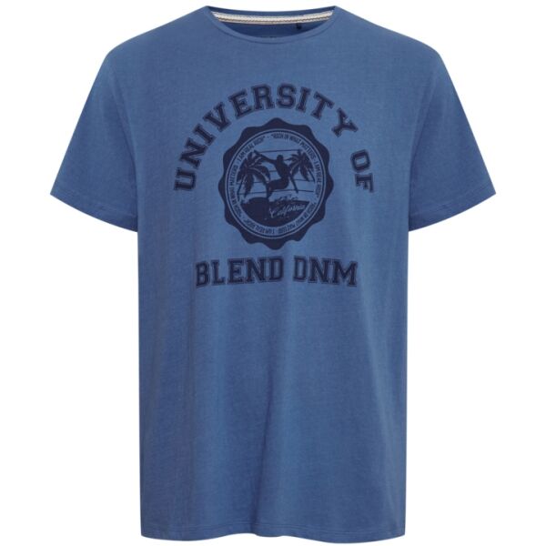 BLEND TEE REGULAR FIT Мъжка тениска, синьо, Veľkosť M