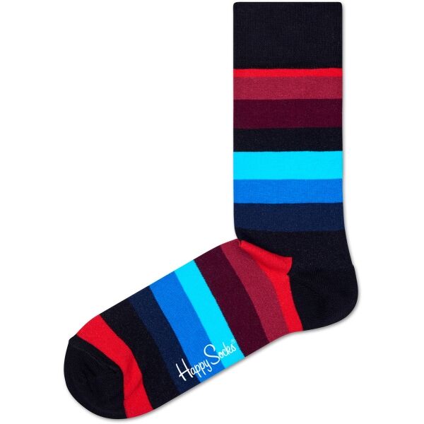 HAPPY SOCKS STRIPE Klasické Ponožky, čierna, Veľkosť 36-40