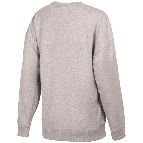 Calvin Klein EMBOSSED ICON LOUNGE-L/S SWEATSHIRT Damen Sweatshirt, Grau, Größe S