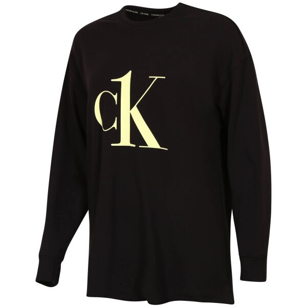 Calvin Klein CK1 COTTON LW NEW-L/S SWEATSHIRT Hanorac Femei, Negru, Veľkosť XS