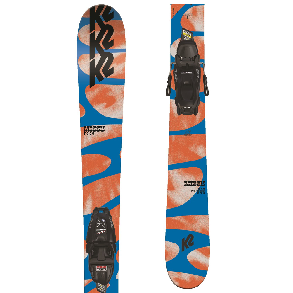 Children's skis with bindings
