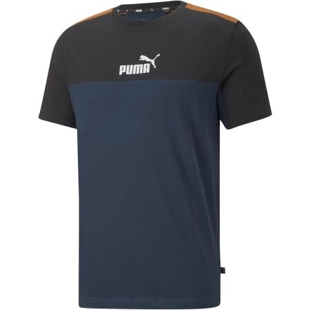 Puma ESS + BLOCK TEE - Pánské triko