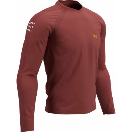 Compressport TRAINING TSHIRT LS - Men's training T-shirt with long sleeves