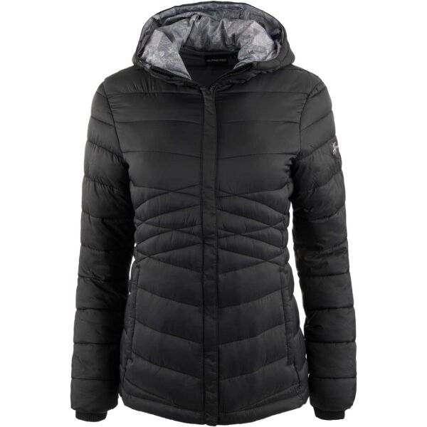 ALPINE PRO LOLOWA Női kabát, fekete, méret XL