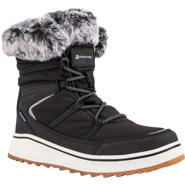ALPINE PRO JAFFRA Дамски зимни обувки, черно, размер