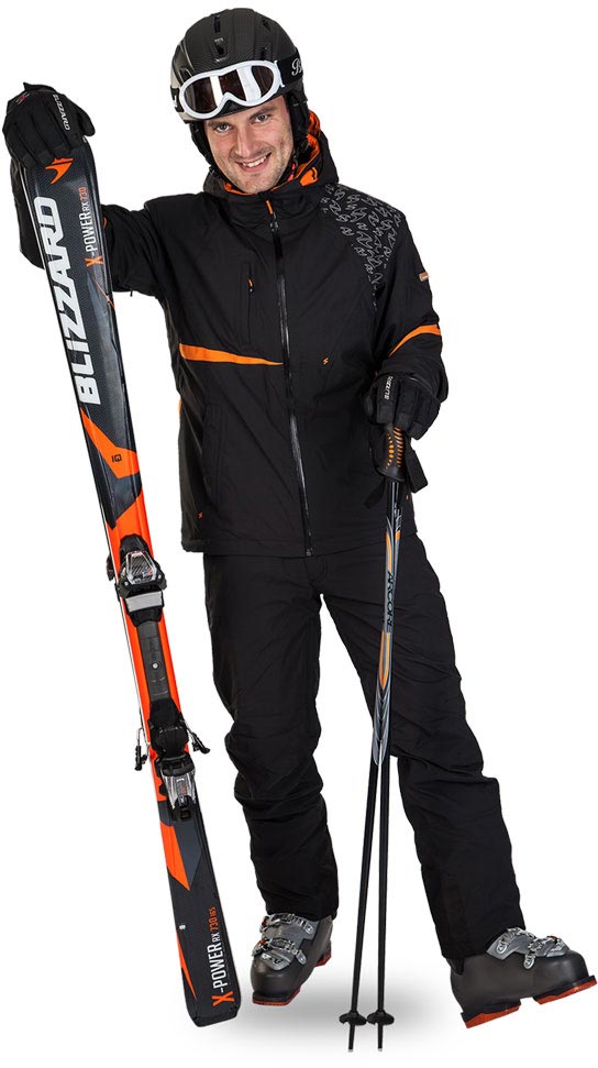 Clăpari ski de bărbați pentru coborâre