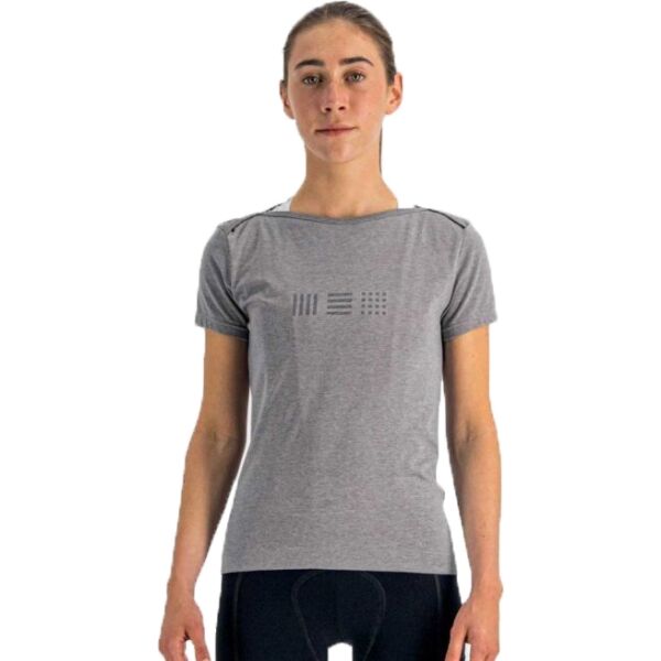 Sportful GIARA W TEE Női kerékpáros póló, szürke, méret XL