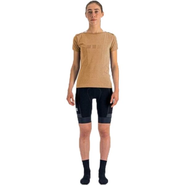 Sportful GIARA W TEE Női kerékpáros póló, barna, méret XL