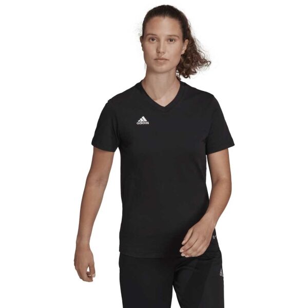 Adidas ENT22 TEE Tricou Pentru Femei, Negru, Veľkosť XS