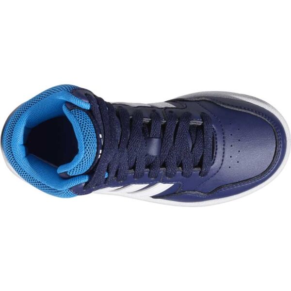 Adidas HOOPS 3.0 MID K Kinder Sneaker, Dunkelblau, Größe 38