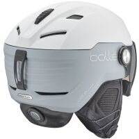 Downhill helmet with a visor