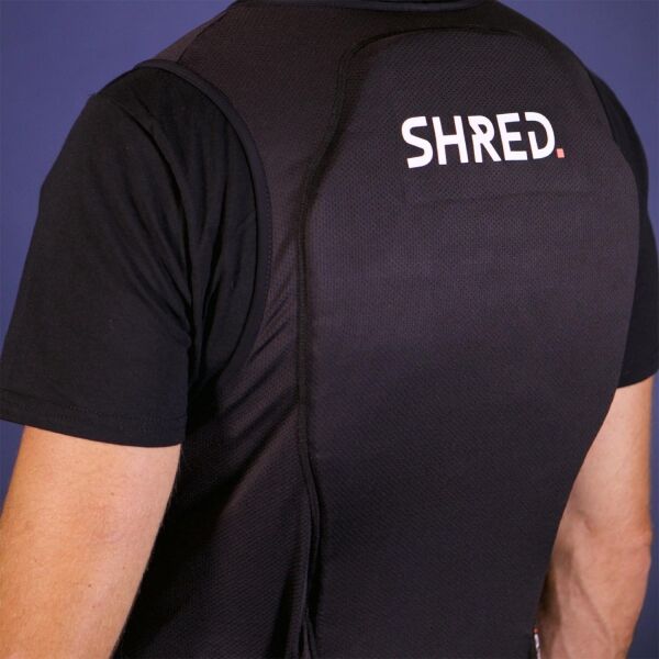 SHRED FLEXI BACK PROTECTOR VEST ZIP Протектор за гърба, черно, Veľkosť XL