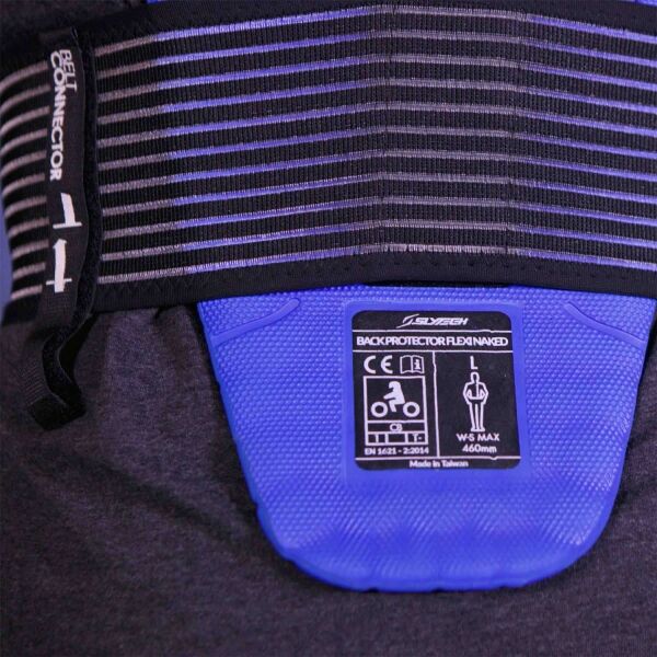 SHRED FLEXI BACK PROTECTOR NAKED Протектор за гърба, синьо, Veľkosť L