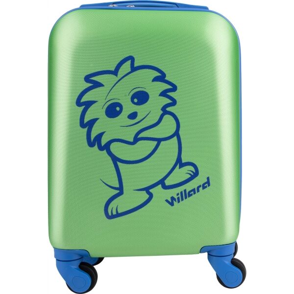 Willard RAIL KIDS Gyerek keményfalú gurulós bőrönd, zöld, méret os