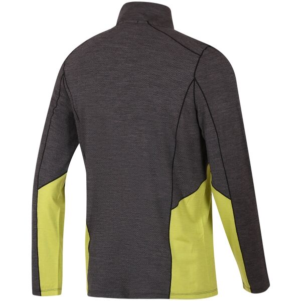 Smartwool M MERINO SPORT LONG SLEEVE 1/4 ZIP Мъжки пуловер, тъмносиво, Veľkosť XL