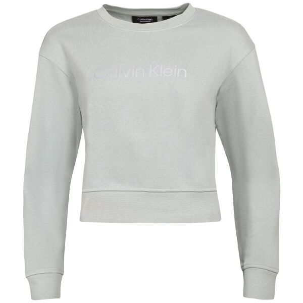 Calvin Klein PW PULLOVER Női pulóver, világoskék, méret XS