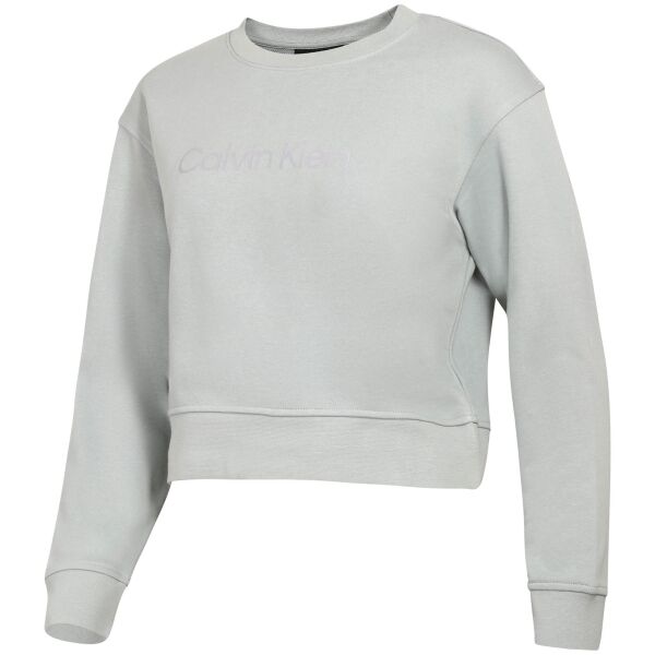 Calvin Klein PW PULLOVER Damen Sweatshirt, Hellblau, Größe M