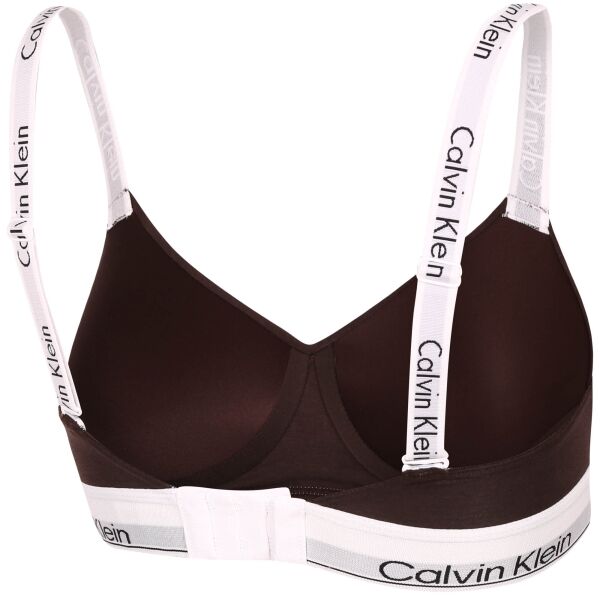 Calvin Klein MODERN COTTON NAT-LGHT LINED BRALETTE Дамско бюстие, черно, Veľkosť M