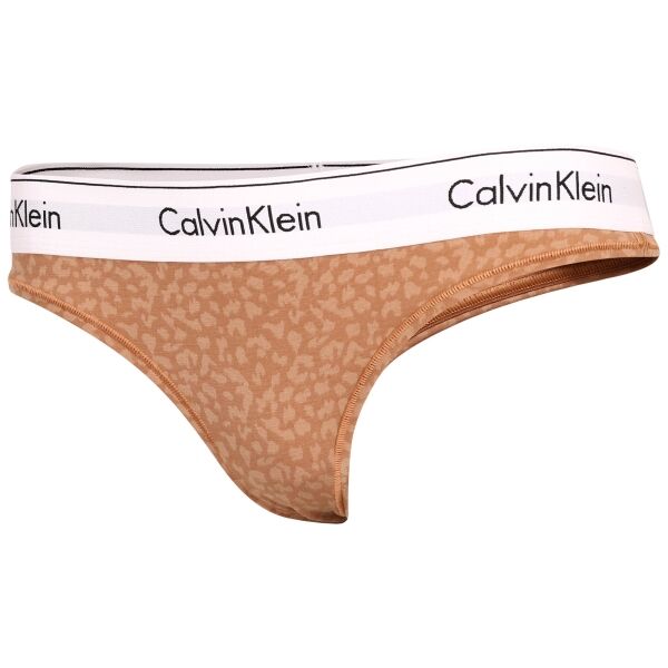 Calvin Klein THONG Дамски бикини, оранжево, размер