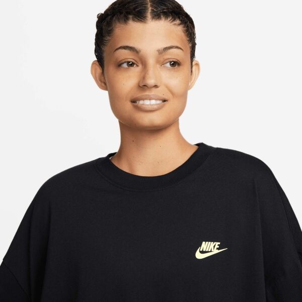 Nike NSW LS TOP GFX DNC Дамска блуза с дълъг ръкав, черно, Veľkosť L
