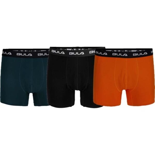 Bula BOXERS 3ks Мъжки памучни боксерки, черно, размер