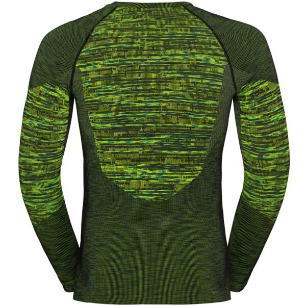 Odlo BL TOP CREW NECK L/S BLACKCOMB ECO Функционална блуза, зелено, Veľkosť L
