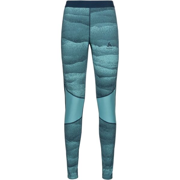 Odlo BL BOTTOM LONG WHISTLER ECO Női funkcionális leggings, kék, méret S