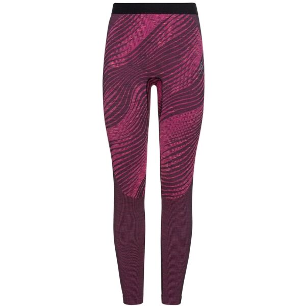 Odlo BL BOTTOM LONG BLACKCOMB ECO Női funkcionális leggings, rózsaszín, méret XS