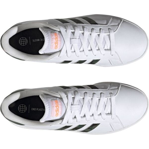 Adidas GRAND COURT BASE 2.0 Herren Sneaker, Weiß, Größe 44 2/3
