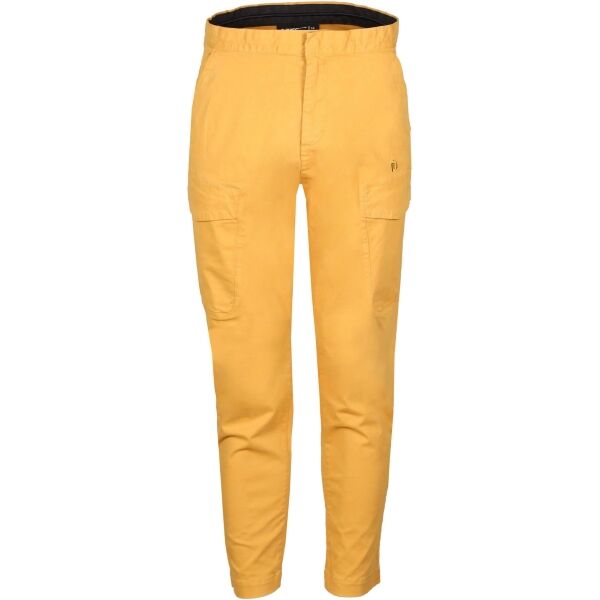 FUNDANGO ARBOR CARGO PANTS Мъжки еластични панталони, жълто, Veľkosť M