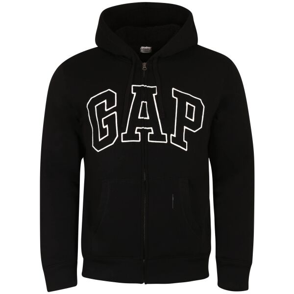 GAP V-GAP ARCH SHERPA FZ Férfi pulóver, fekete, méret XL