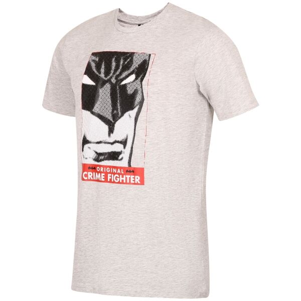 Warner Bros BATMAN FIGHT Мъжка тениска, сиво, Veľkosť L