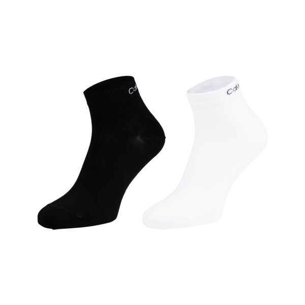 Calvin Klein QUARTER 2P Мъжки чорапи, черно, размер