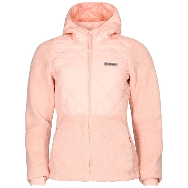 Columbia CRESTED PEAK FULL ZIP Női kabát, rózsaszín, méret M