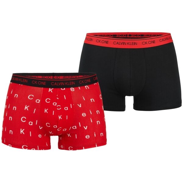 Calvin Klein HOL CTN 2PK-TRUNK 2PK Мъжки боксерки, червено, размер