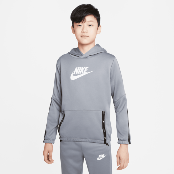 Nike NSW TRACKSUIT POLY BACK Trening Pentru Băieți, Gri, Veľkosť M