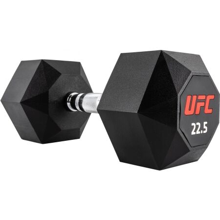 UFC OCTAGON DUMBBELL 22.5 KG - Jednoruční šestihranná činka
