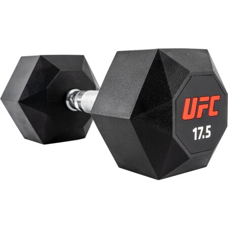 UFC OCTAGON DUMBBELL 17.5 KG - One-hand hexagonal dumbbell