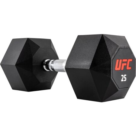 UFC OCTAGON DUMBBELL 25 KG - One-hand hexagonal dumbbell